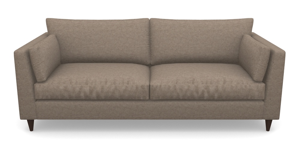 Product photograph of Saltdean 4 Seater Sofa In Easy Clean Plain - Camel from Sofas and Stuff Limited