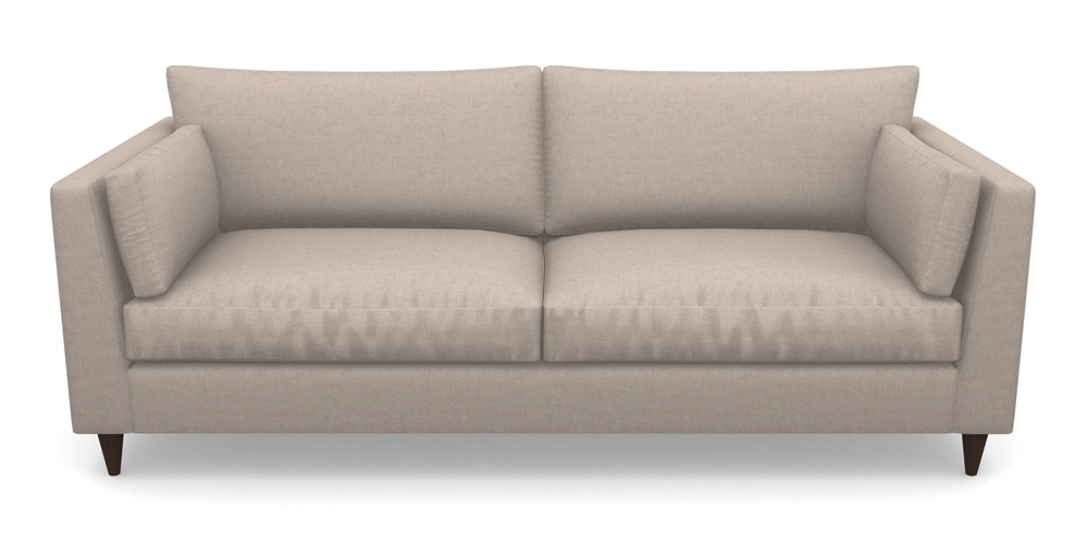 Product photograph of Saltdean 4 Seater Sofa In Easy Clean Plain - Cream from Sofas and Stuff Limited