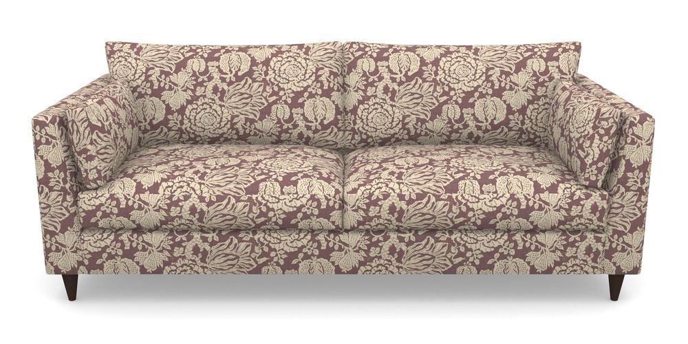 Product photograph of Saltdean 4 Seater Sofa In V A Brompton Collection - Flowering Kale - Cacao from Sofas and Stuff Limited