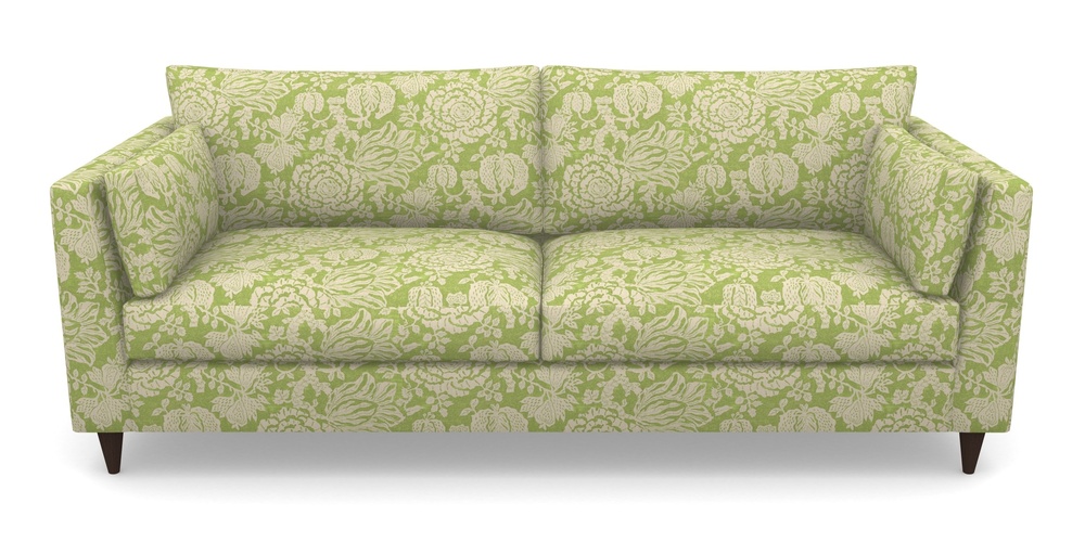 Product photograph of Saltdean 4 Seater Sofa In V A Brompton Collection - Flowering Kale - Lime from Sofas and Stuff Limited