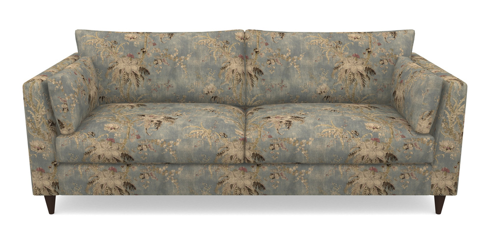 Product photograph of Saltdean 4 Seater Sofa In Floral Linen - Zefferino Danish Girl from Sofas and Stuff Limited