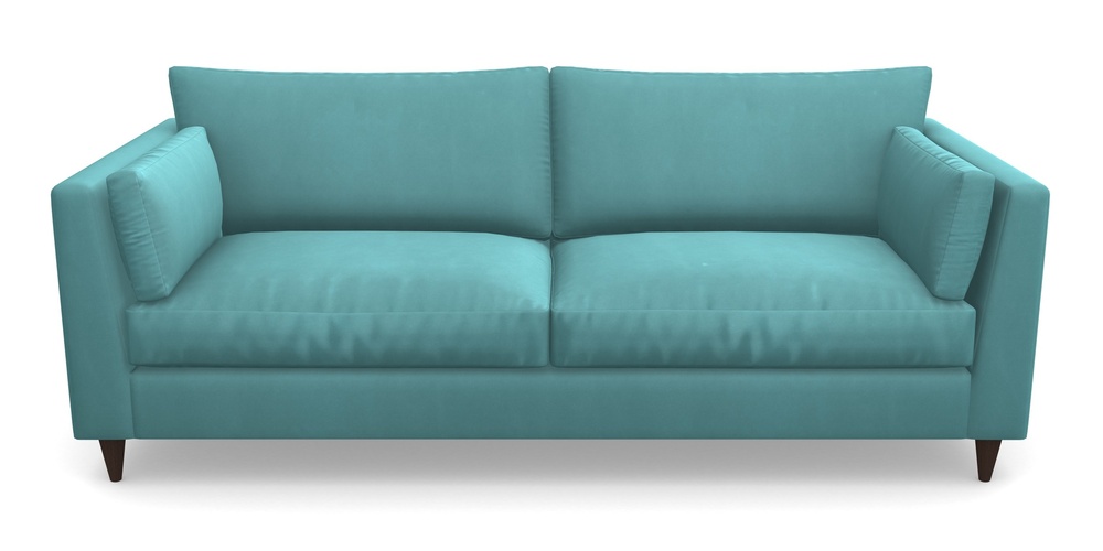 Product photograph of Saltdean 4 Seater Sofa In House Clever Velvet - Duck Egg from Sofas and Stuff Limited