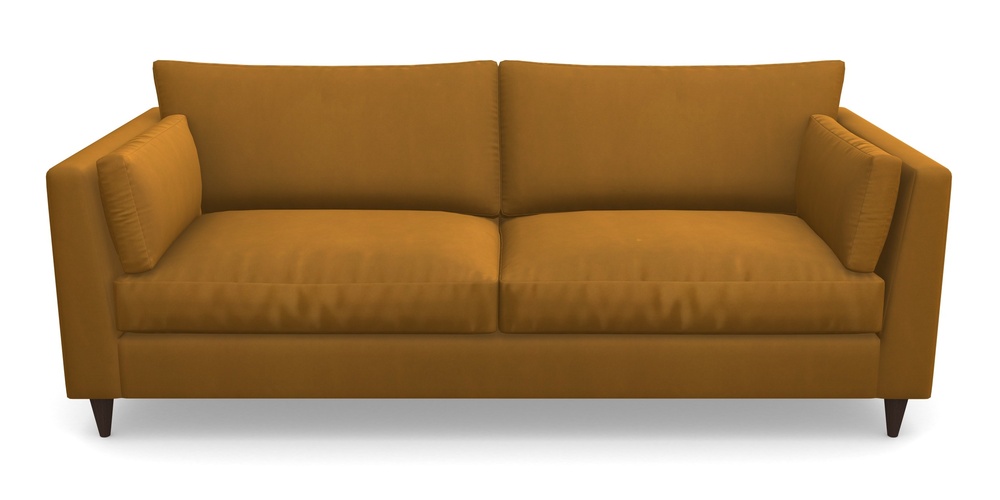 Product photograph of Saltdean 4 Seater Sofa In House Clever Velvet - Ochre from Sofas and Stuff Limited