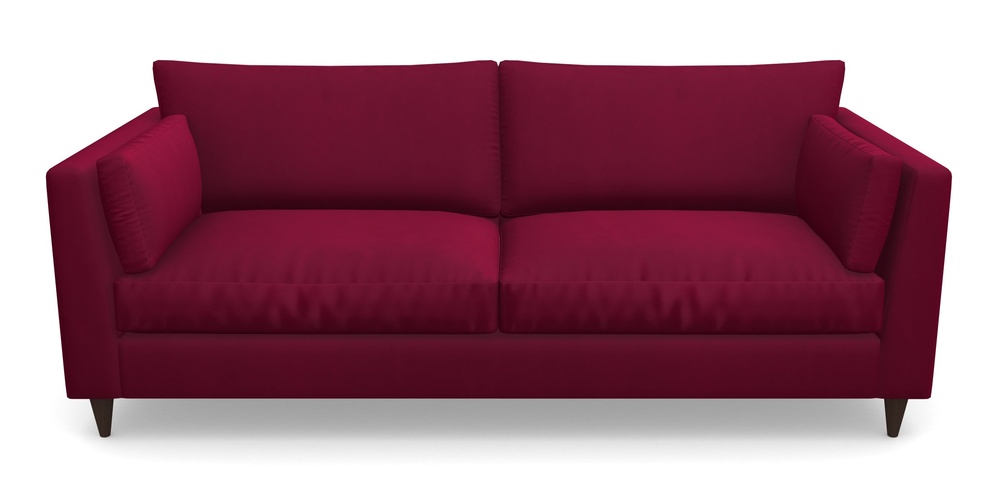 Product photograph of Saltdean 4 Seater Sofa In House Clever Velvet - Wine from Sofas and Stuff Limited