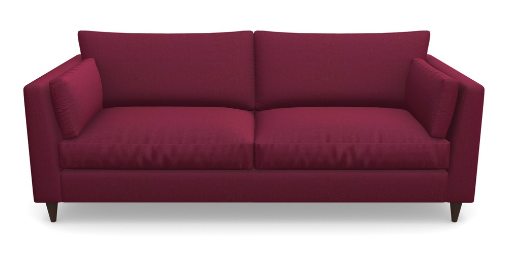 Product photograph of Saltdean 4 Seater Sofa In House Velvet - Claret from Sofas and Stuff Limited