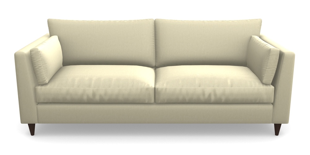 Product photograph of Saltdean 4 Seater Sofa In House Velvet - Latte from Sofas and Stuff Limited