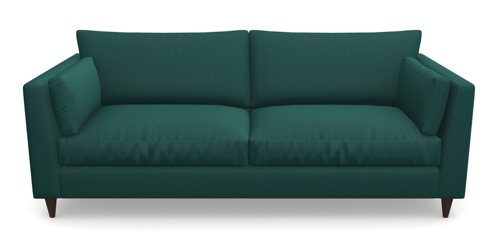 Product photograph of Saltdean 4 Seater Sofa In House Velvet - Peacock from Sofas and Stuff Limited