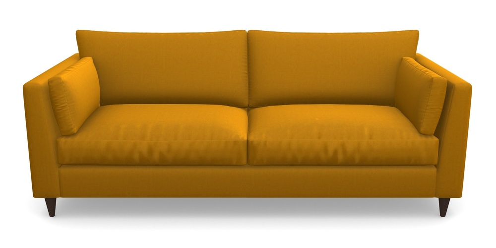 Product photograph of Saltdean 4 Seater Sofa In House Velvet - Saffron from Sofas and Stuff Limited