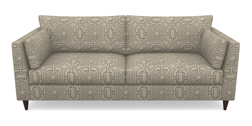 Product photograph of Saltdean 4 Seater Sofa In Rhs Collection - Large Knot Garden Linen - Grey from Sofas and Stuff Limited