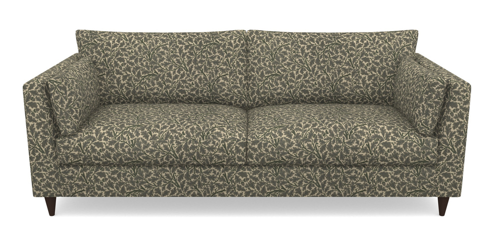 Product photograph of Saltdean 4 Seater Sofa In V A Drawn From Nature Collection - Oak Tree - Dark Green from Sofas and Stuff Limited