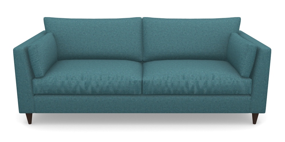 Product photograph of Saltdean 4 Seater Sofa In Soft Wool - Cerulean from Sofas and Stuff Limited