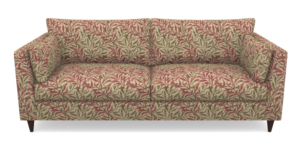 Product photograph of Saltdean 4 Seater Sofa In V A Drawn From Nature - Willow Bough Large - Red from Sofas and Stuff Limited
