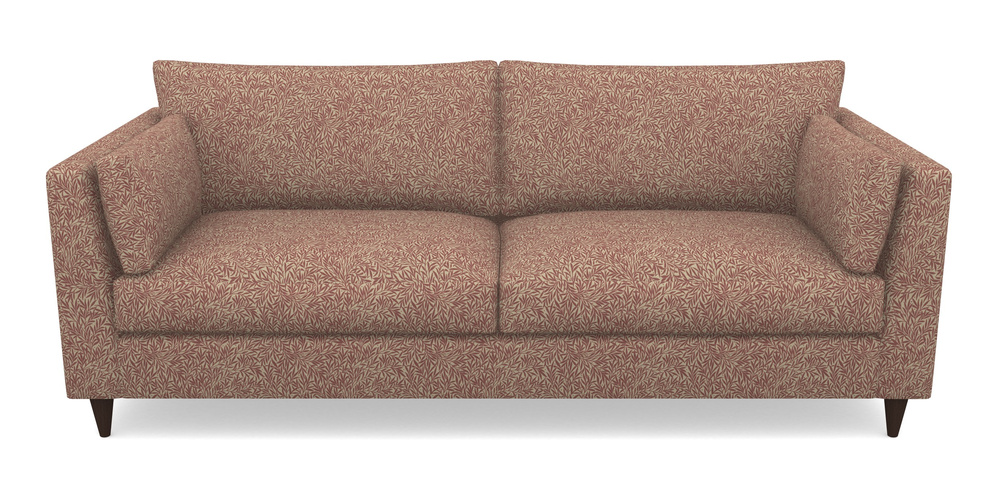 Product photograph of Saltdean 4 Seater Sofa In V A Drawn From Nature Collection - Willow - Red from Sofas and Stuff Limited