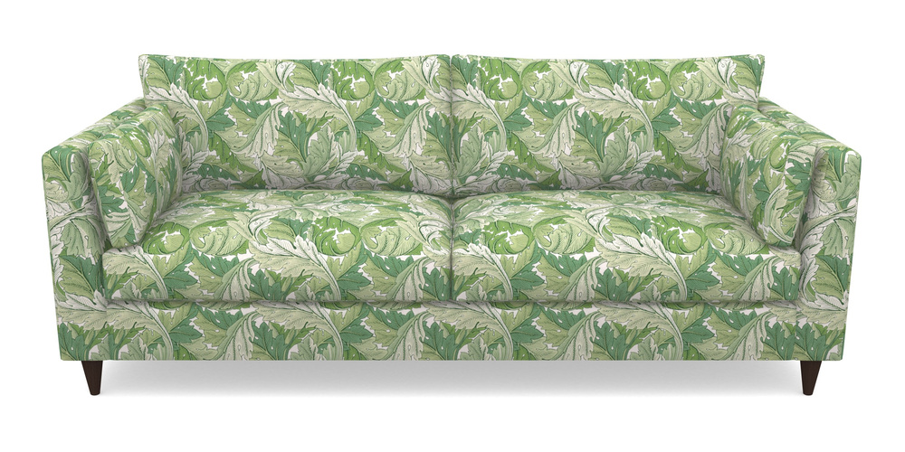 Product photograph of Saltdean 4 Seater Sofa In William Morris Collection - Acanthus - Leaf Green from Sofas and Stuff Limited