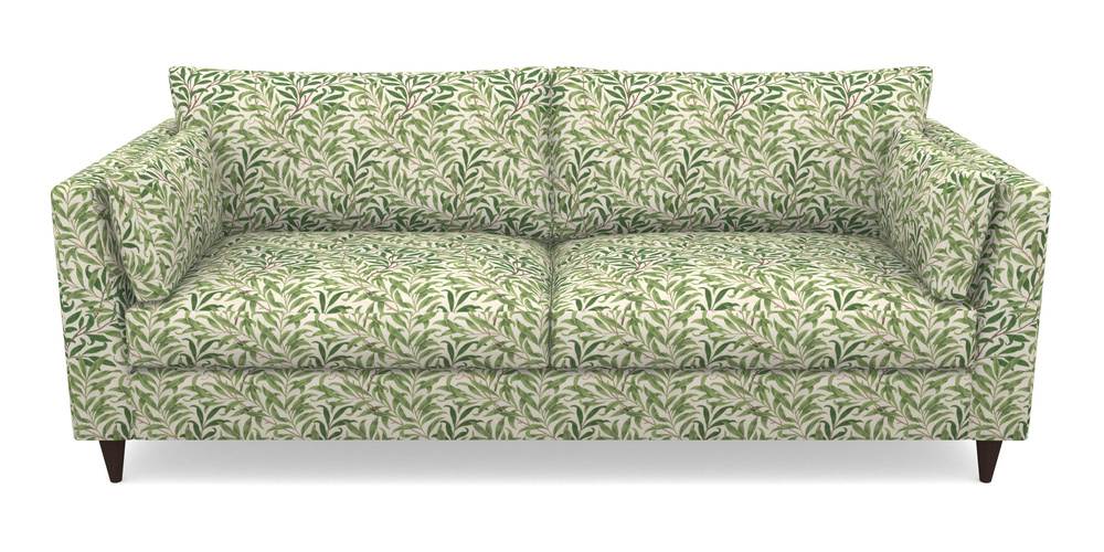 Product photograph of Saltdean 4 Seater Sofa In William Morris Collection - Willow Boughs - Leaf Green from Sofas and Stuff Limited