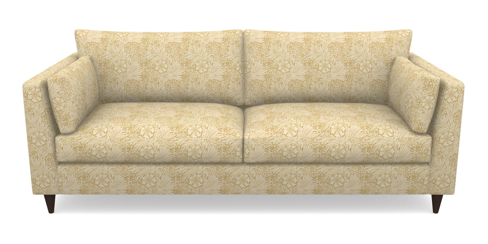 Product photograph of Saltdean 4 Seater Sofa In William Morris Collection - Marigold - Lichen Cowslip from Sofas and Stuff Limited