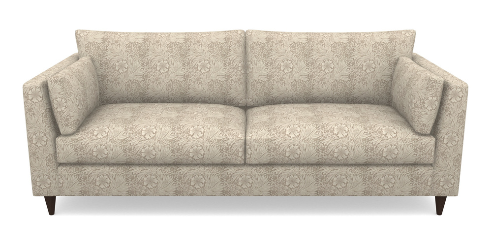 Product photograph of Saltdean 4 Seater Sofa In William Morris Collection - Marigold - Linen Ivory from Sofas and Stuff Limited