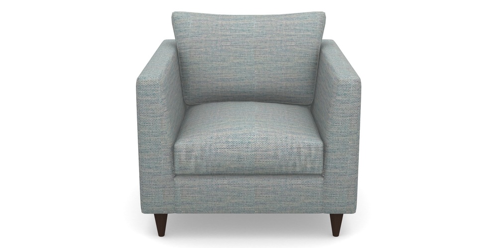Product photograph of Saltdean Chair In Basket Weave - Blue from Sofas and Stuff Limited