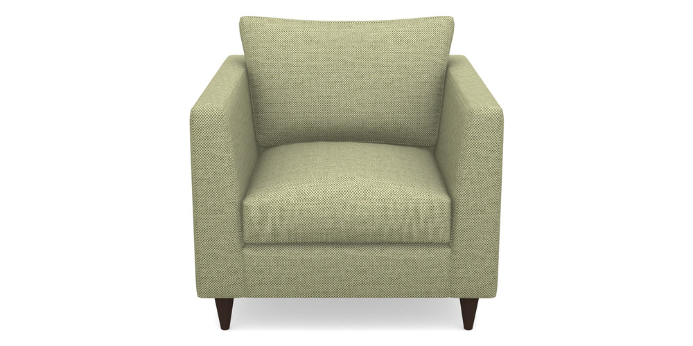 Product photograph of Saltdean Chair In Basket Weave - Sage from Sofas and Stuff Limited