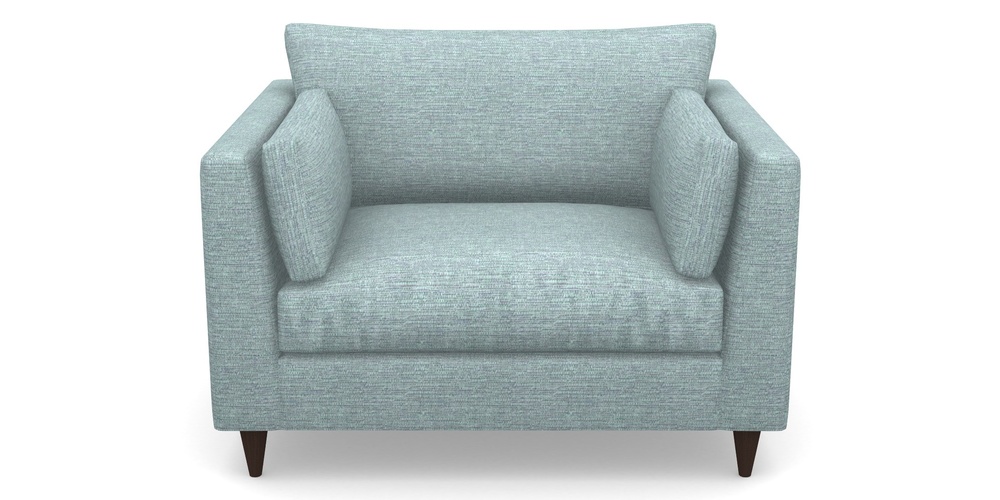 Product photograph of Saltdean Snuggler In Aqua Clean Hove - Duck Egg from Sofas and Stuff Limited