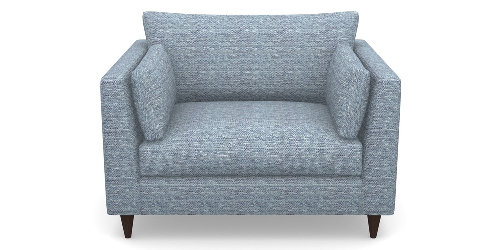 Product photograph of Saltdean Snuggler In Aqua Clean Oban - Denim from Sofas and Stuff Limited