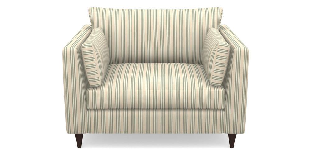 Product photograph of Saltdean Snuggler In Cloth 22 - Racing Stripes Ayr - Mint from Sofas and Stuff Limited