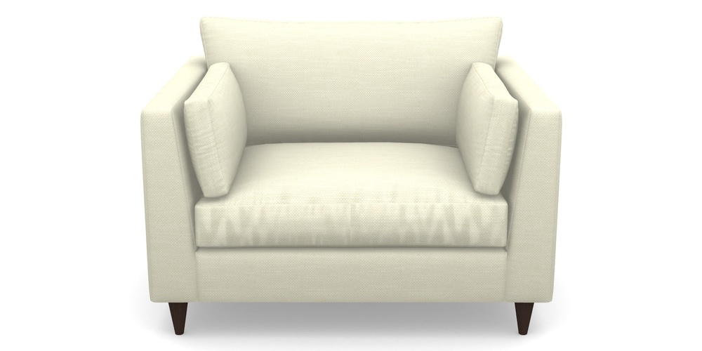 Product photograph of Saltdean Snuggler In Basket Weave - Cream from Sofas and Stuff Limited