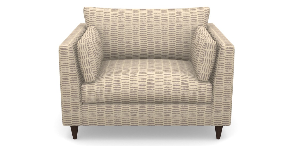 Product photograph of Saltdean Snuggler In Cloth 18 - Daub - Berry from Sofas and Stuff Limited