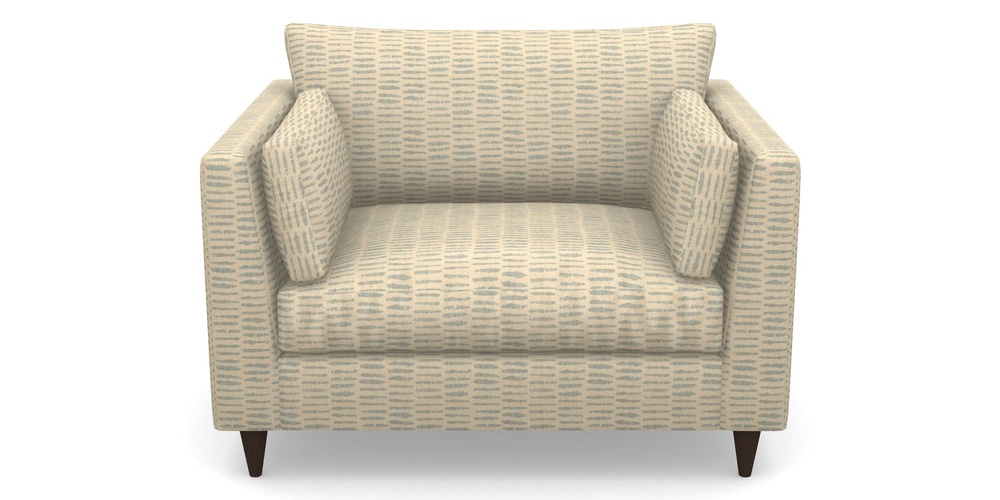 Product photograph of Saltdean Snuggler In Cloth 18 - Daub - Monsoon from Sofas and Stuff Limited