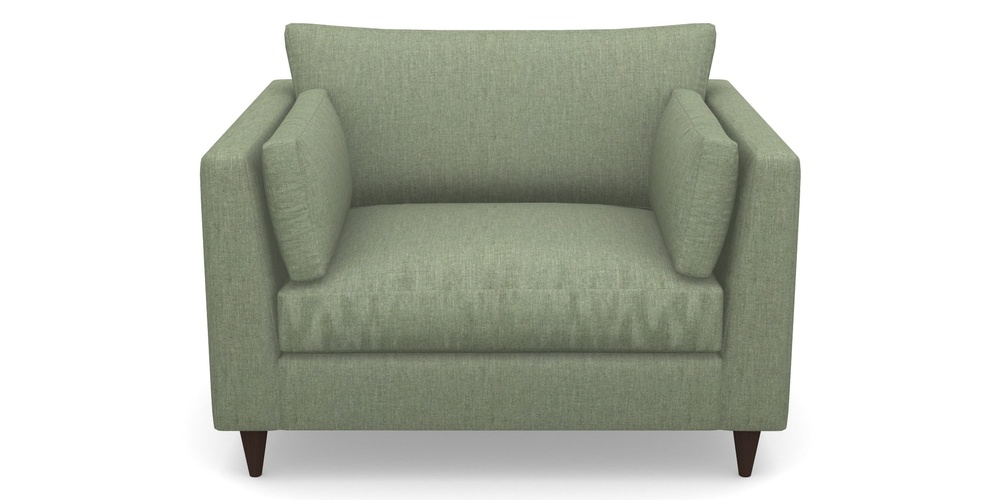 Product photograph of Saltdean Snuggler In Clever Cotton Mix - Forest from Sofas and Stuff Limited