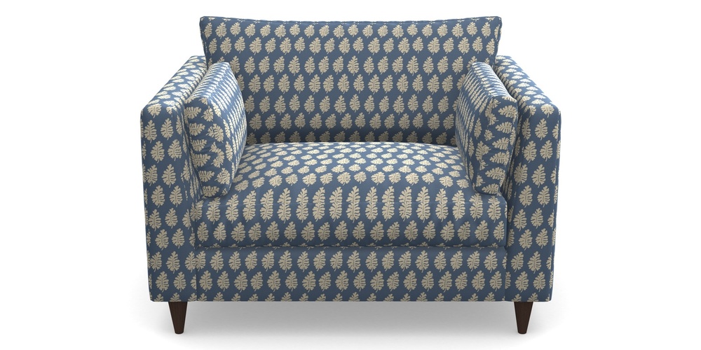 Product photograph of Saltdean Snuggler In Cloth 21 - Oak Leaf - Bilberry from Sofas and Stuff Limited