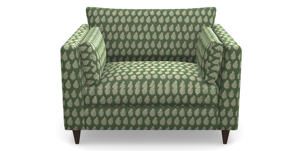 Product photograph of Saltdean Snuggler In Cloth 21 - Oak Leaf - Forest from Sofas and Stuff Limited