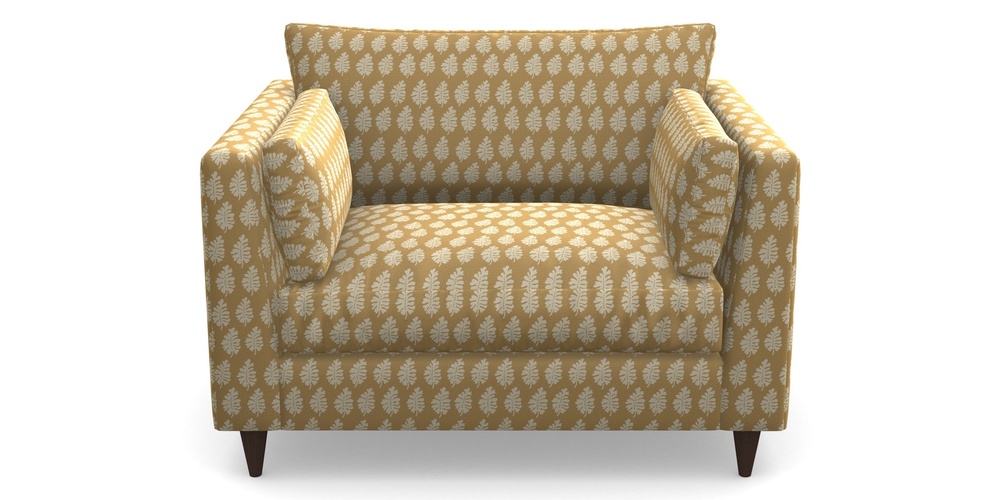 Product photograph of Saltdean Snuggler In Cloth 21 - Oak Leaf - Quince from Sofas and Stuff Limited