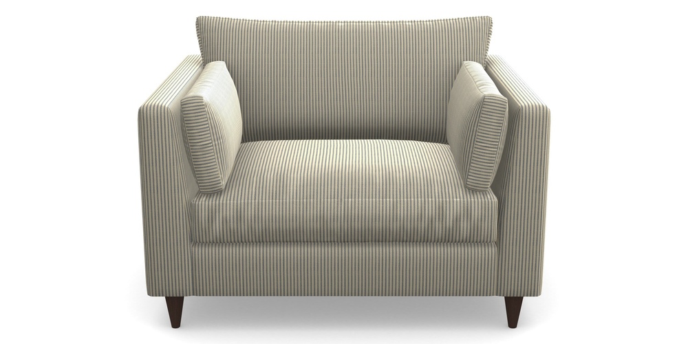 Product photograph of Saltdean Snuggler In Cloth 21 - Simple Stripe - Bilberry from Sofas and Stuff Limited