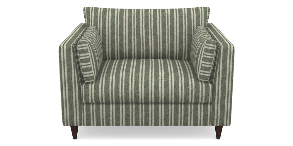 Product photograph of Saltdean Snuggler In Cloth 22 - Barcode - Courgette from Sofas and Stuff Limited