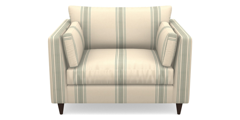 Product photograph of Saltdean Snuggler In Cloth 22 - Racing Stripes Cheltenham - Mint from Sofas and Stuff Limited