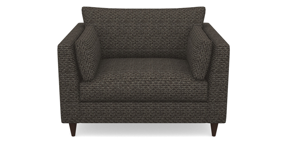 Product photograph of Saltdean Snuggler In Cloth 20 - Design 3 - Chestnut Weave from Sofas and Stuff Limited