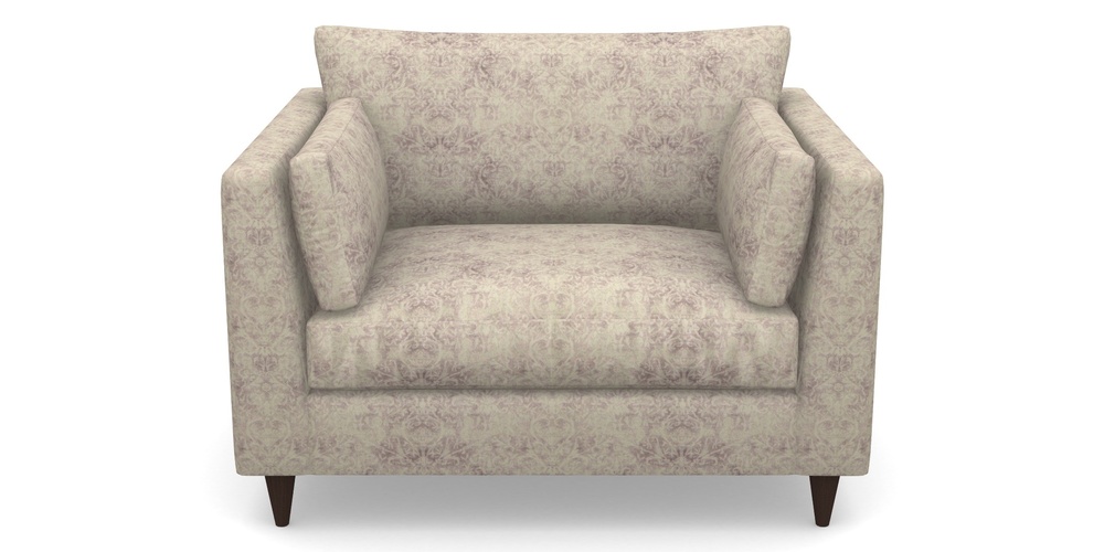 Product photograph of Saltdean Snuggler In Grace Linen - Grape from Sofas and Stuff Limited