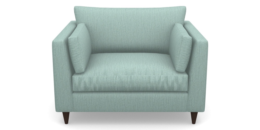 Product photograph of Saltdean Snuggler In Herringbone - Reef from Sofas and Stuff Limited