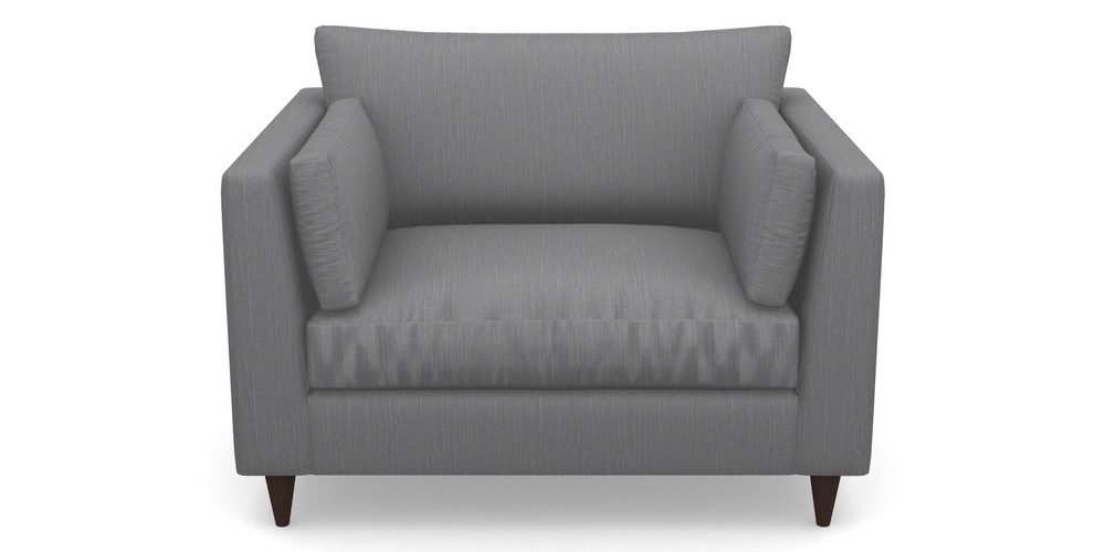 Product photograph of Saltdean Snuggler In Herringbone - Thunder from Sofas and Stuff Limited