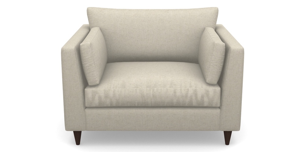 Product photograph of Saltdean Snuggler In House Linen 1 - Natural from Sofas and Stuff Limited