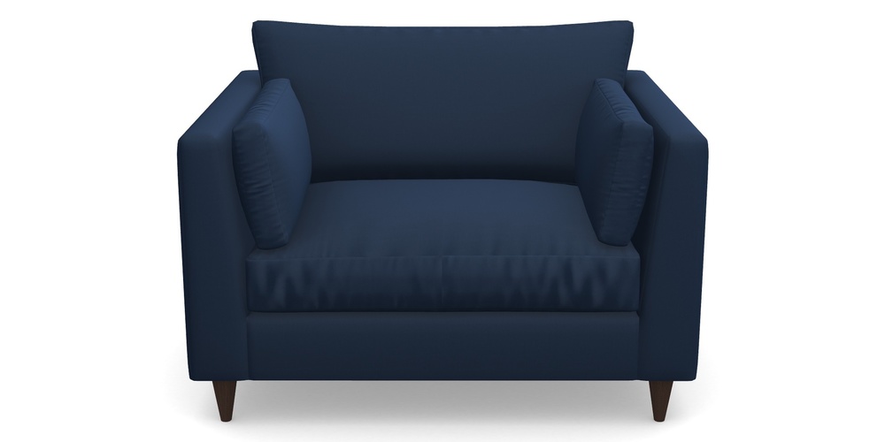 Product photograph of Saltdean Snuggler In House Velvet - Indigo from Sofas and Stuff Limited