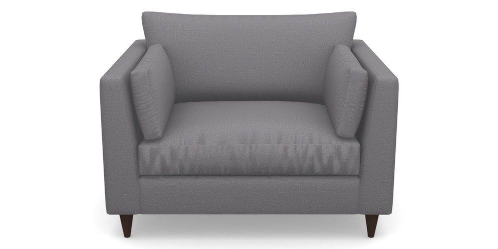 Product photograph of Saltdean Snuggler In Plain Linen Cotton - Thor from Sofas and Stuff Limited