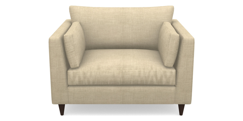 Product photograph of Saltdean Snuggler In Posh Linen - Oatmeal from Sofas and Stuff Limited