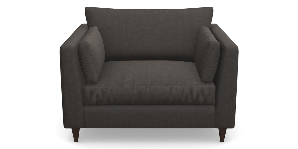 Product photograph of Saltdean Snuggler In Super Soft Velvet - Mocha from Sofas and Stuff Limited