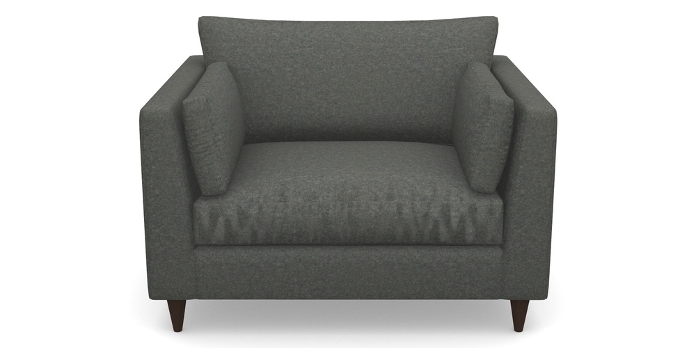 Product photograph of Saltdean Snuggler In Soft Wool - Armour from Sofas and Stuff Limited