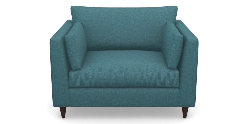 Product photograph of Saltdean Snuggler In Soft Wool - Cerulean from Sofas and Stuff Limited