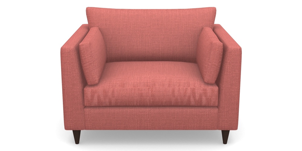 Product photograph of Saltdean Snuggler In Tough As Houses - Dusky Rose from Sofas and Stuff Limited