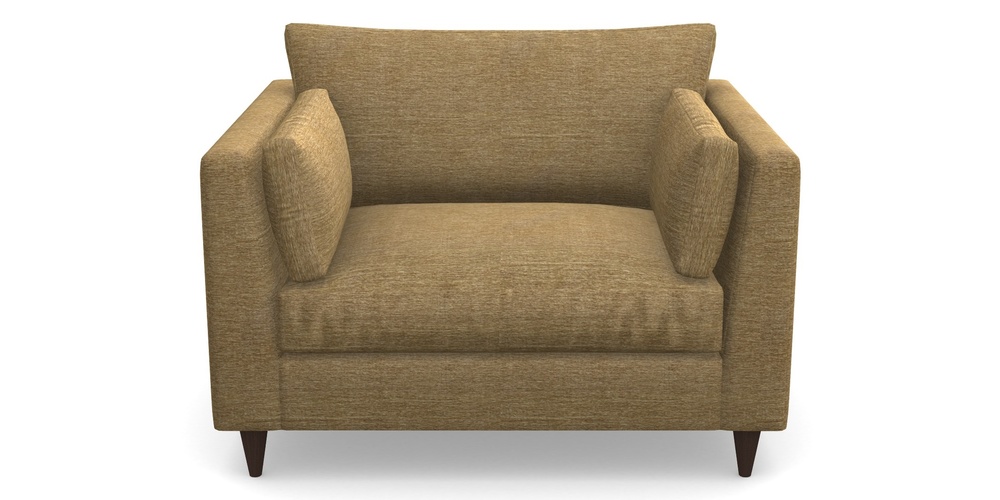 Product photograph of Saltdean Snuggler In Textured Velvet - Balsa from Sofas and Stuff Limited