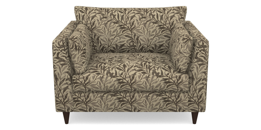 Product photograph of Saltdean Snuggler In V A Drawn From Nature - Willow Bough Large - Brown from Sofas and Stuff Limited
